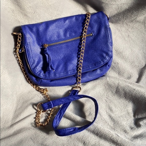 Handbags - blue/ purple zipper crossbody